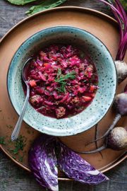 Beet and Bison Borscht