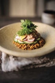 Curried Trout Lentil Salad