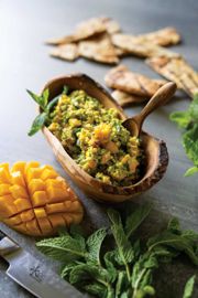 Mint and Mango Guacamole