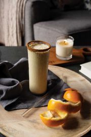 Orange Spiced Yogurt Lassi