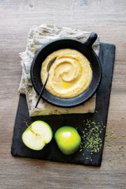 Parsnip, Apple, and Cashew Cream Soup with Tarragon
