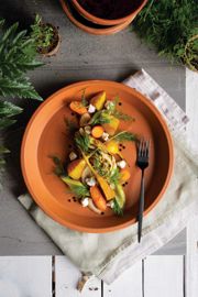 Roasted Borscht Salad with Dill