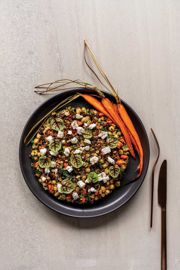 Roasted Carrot Tabbouleh