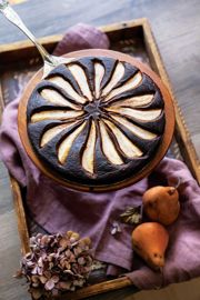 Spiced Pear and Chocolate Cake